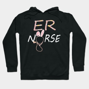 Funny easter nurse shirts, ER Nurse Easter Hoodie